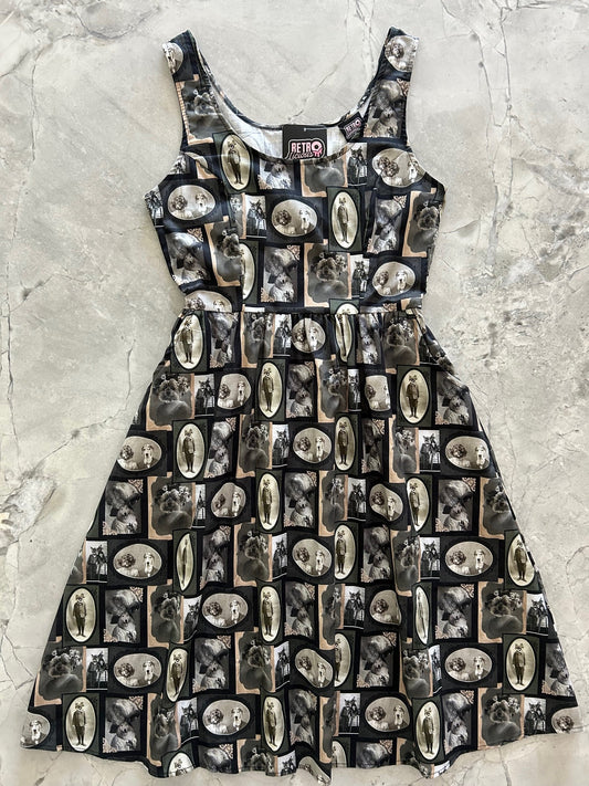 Dapper Dogs Fit & Flare Dress - Small only, 1 left!