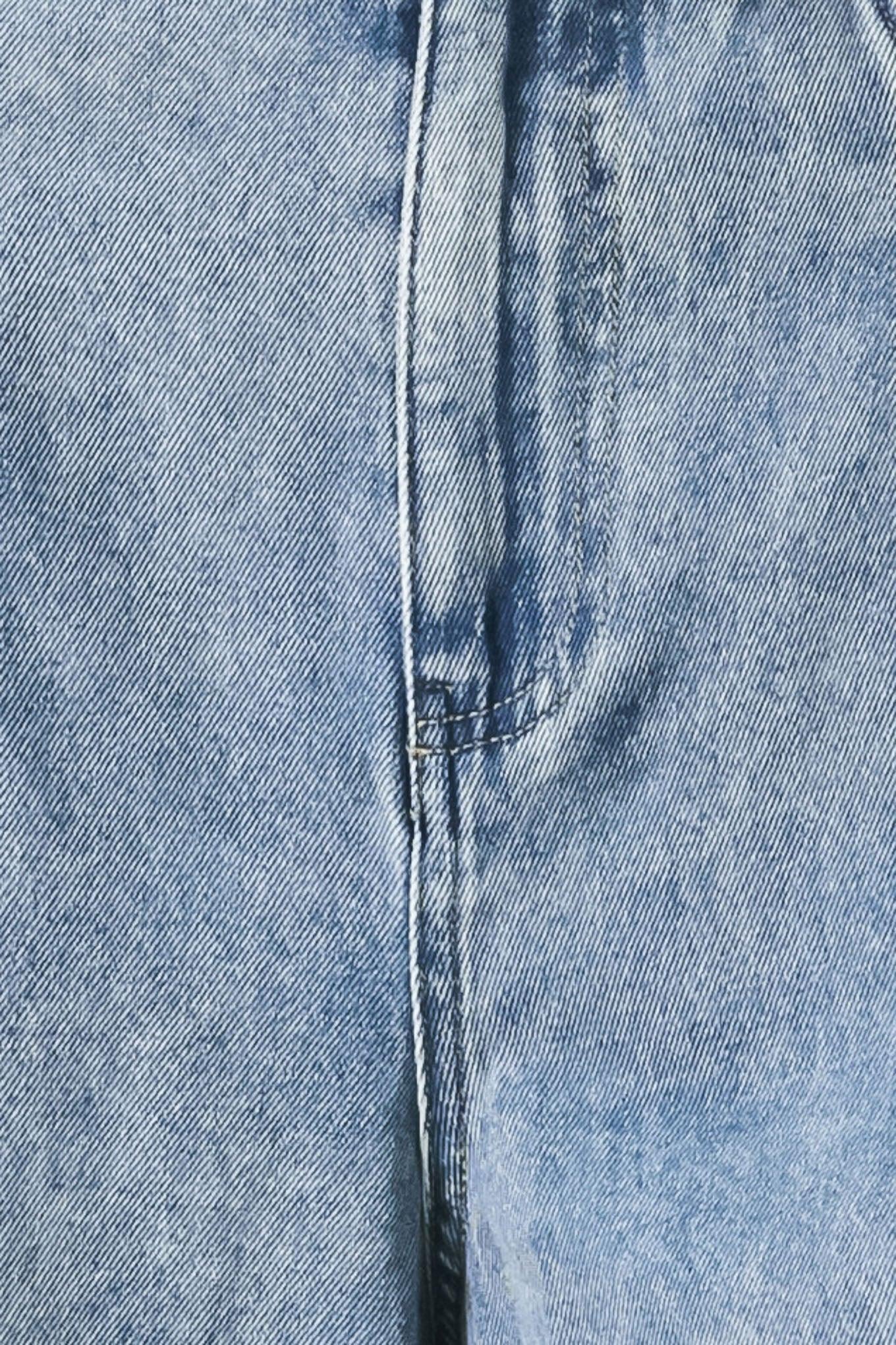 SKY CHARMER DENIM CULOTTE PANTS